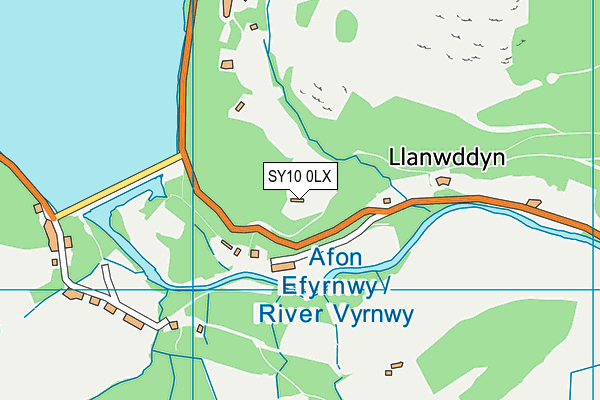 SY10 0LX map - OS VectorMap District (Ordnance Survey) SY10 0LX map - OS VectorMap District (Ordnance Survey)