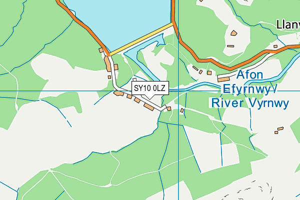 SY10 0LZ map - OS VectorMap District (Ordnance Survey) SY10 0LZ map - OS VectorMap District (Ordnance Survey)