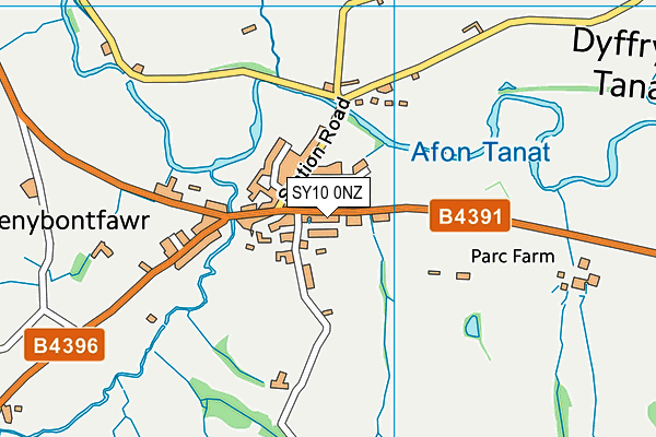 SY10 0NZ map - OS VectorMap District (Ordnance Survey) SY10 0NZ map - OS VectorMap District (Ordnance Survey)
