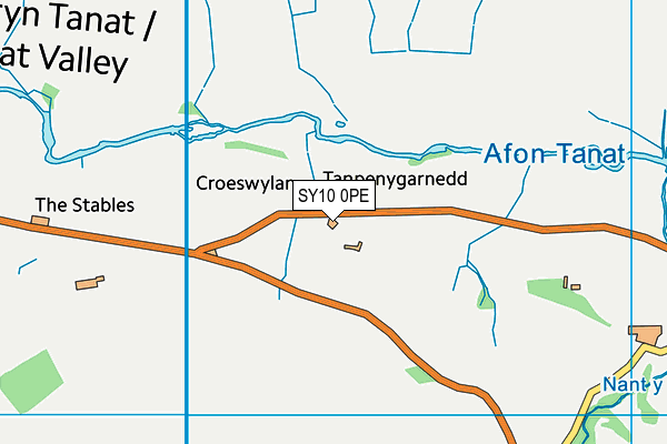 SY10 0PE map - OS VectorMap District (Ordnance Survey) SY10 0PE map - OS VectorMap District (Ordnance Survey)
