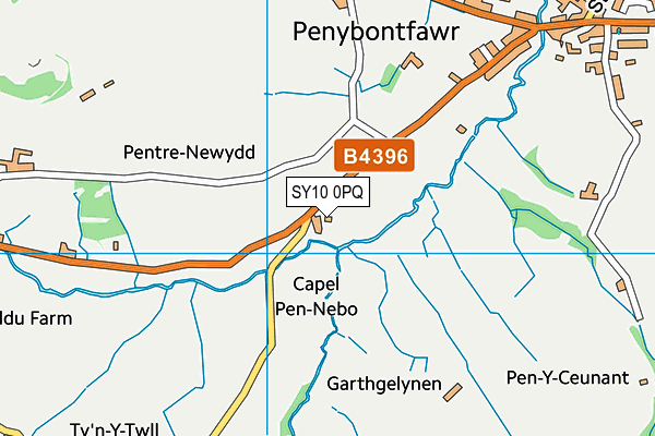 SY10 0PQ map - OS VectorMap District (Ordnance Survey) SY10 0PQ map - OS VectorMap District (Ordnance Survey)