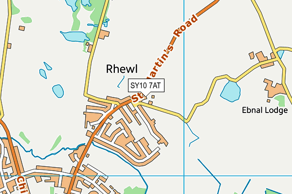 SY10 7AT map - OS VectorMap District (Ordnance Survey) SY10 7AT map - OS VectorMap District (Ordnance Survey)
