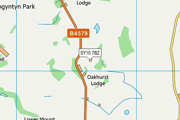 SY10 7BZ map - OS VectorMap District (Ordnance Survey) SY10 7BZ map - OS VectorMap District (Ordnance Survey)