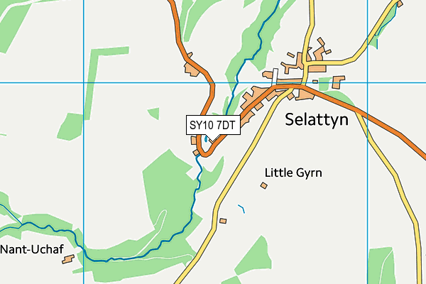SY10 7DT map - OS VectorMap District (Ordnance Survey) SY10 7DT map - OS VectorMap District (Ordnance Survey)