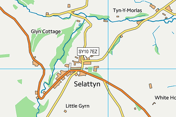 SY10 7EZ map - OS VectorMap District (Ordnance Survey) SY10 7EZ map - OS VectorMap District (Ordnance Survey)