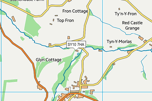 SY10 7HA map - OS VectorMap District (Ordnance Survey) SY10 7HA map - OS VectorMap District (Ordnance Survey)