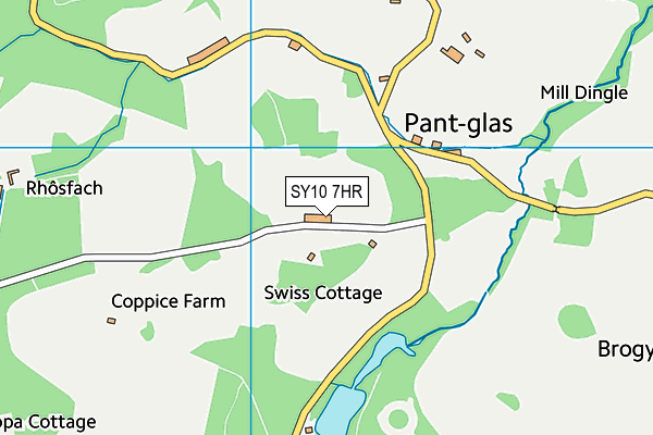 SY10 7HR map - OS VectorMap District (Ordnance Survey) SY10 7HR map - OS VectorMap District (Ordnance Survey)