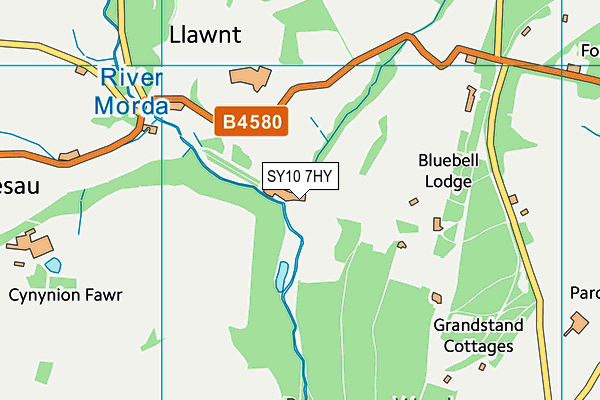 SY10 7HY map - OS VectorMap District (Ordnance Survey) SY10 7HY map - OS VectorMap District (Ordnance Survey)