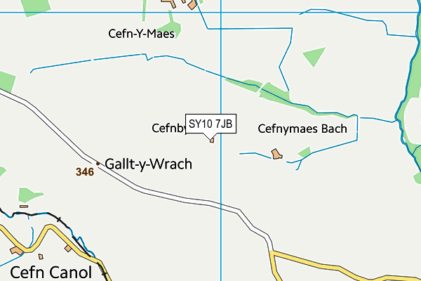 SY10 7JB map - OS VectorMap District (Ordnance Survey) SY10 7JB map - OS VectorMap District (Ordnance Survey)