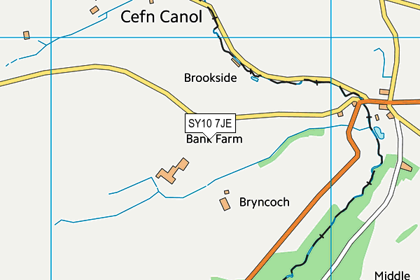 SY10 7JE map - OS VectorMap District (Ordnance Survey) SY10 7JE map - OS VectorMap District (Ordnance Survey)
