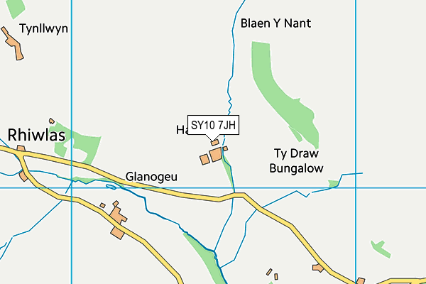 SY10 7JH map - OS VectorMap District (Ordnance Survey) SY10 7JH map - OS VectorMap District (Ordnance Survey)