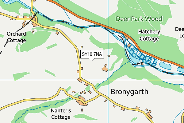 SY10 7NA map - OS VectorMap District (Ordnance Survey) SY10 7NA map - OS VectorMap District (Ordnance Survey)