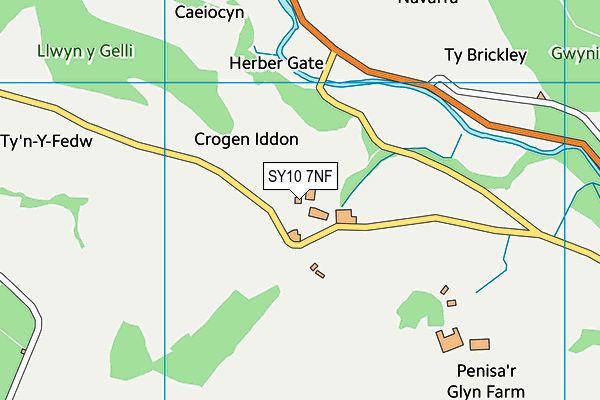 SY10 7NF map - OS VectorMap District (Ordnance Survey) SY10 7NF map - OS VectorMap District (Ordnance Survey)