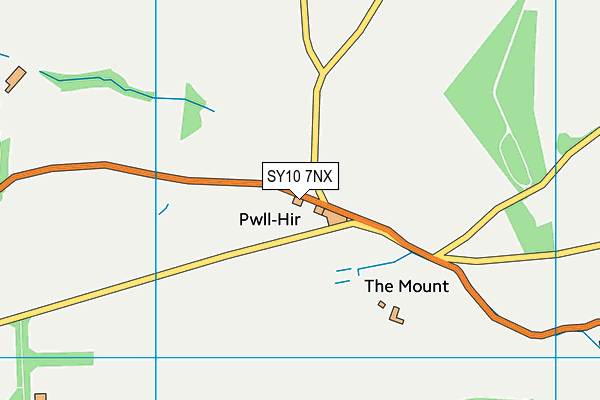 SY10 7NX map - OS VectorMap District (Ordnance Survey) SY10 7NX map - OS VectorMap District (Ordnance Survey)