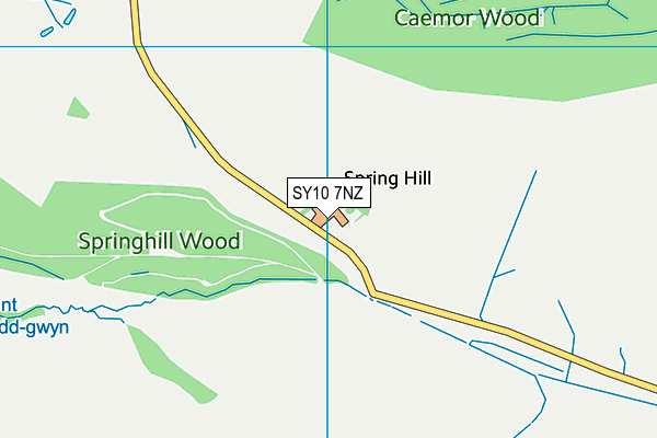SY10 7NZ map - OS VectorMap District (Ordnance Survey) SY10 7NZ map - OS VectorMap District (Ordnance Survey)