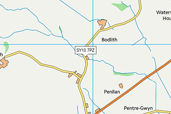 SY10 7PZ map - OS VectorMap District (Ordnance Survey) SY10 7PZ map - OS VectorMap District (Ordnance Survey)
