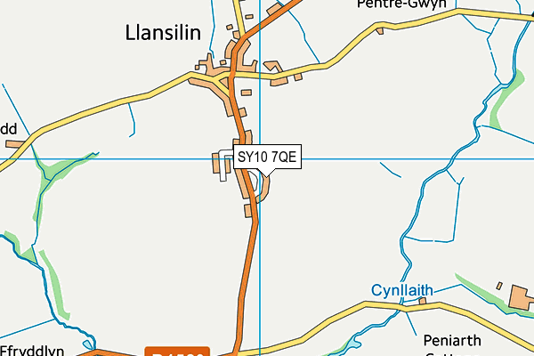 SY10 7QE map - OS VectorMap District (Ordnance Survey) SY10 7QE map - OS VectorMap District (Ordnance Survey)