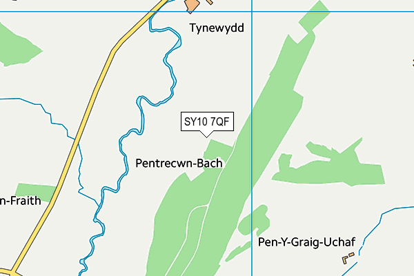 SY10 7QF map - OS VectorMap District (Ordnance Survey) SY10 7QF map - OS VectorMap District (Ordnance Survey)