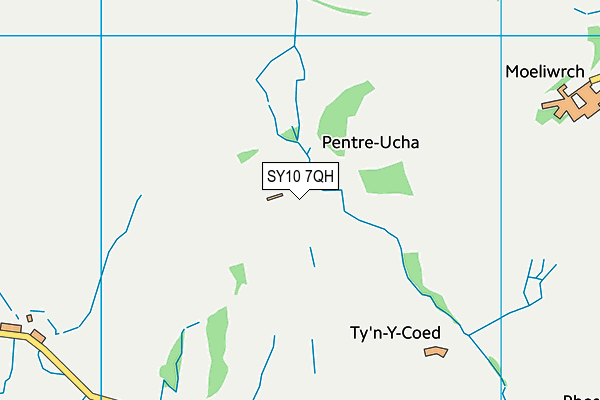 SY10 7QH map - OS VectorMap District (Ordnance Survey) SY10 7QH map - OS VectorMap District (Ordnance Survey)