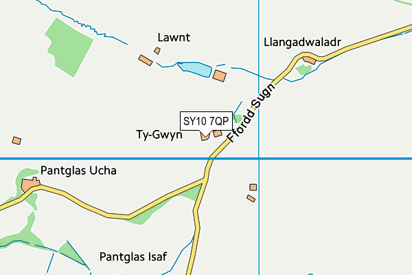 SY10 7QP map - OS VectorMap District (Ordnance Survey) SY10 7QP map - OS VectorMap District (Ordnance Survey)