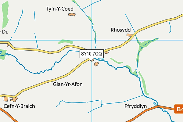 SY10 7QQ map - OS VectorMap District (Ordnance Survey) SY10 7QQ map - OS VectorMap District (Ordnance Survey)