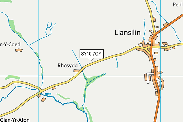 SY10 7QY map - OS VectorMap District (Ordnance Survey) SY10 7QY map - OS VectorMap District (Ordnance Survey)