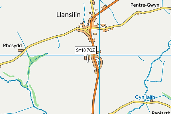 SY10 7QZ map - OS VectorMap District (Ordnance Survey) SY10 7QZ map - OS VectorMap District (Ordnance Survey)
