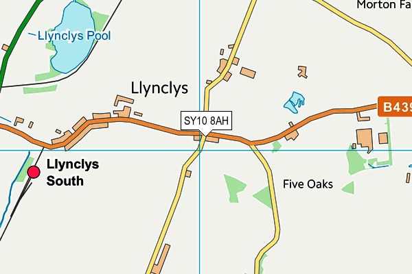 SY10 8AH map - OS VectorMap District (Ordnance Survey) SY10 8AH map - OS VectorMap District (Ordnance Survey)