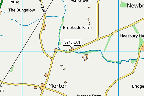 SY10 8AN map - OS VectorMap District (Ordnance Survey) SY10 8AN map - OS VectorMap District (Ordnance Survey)