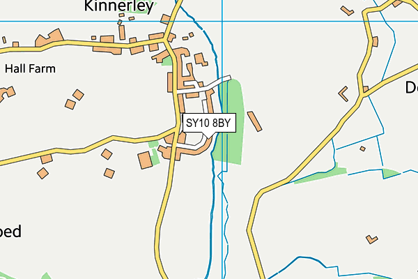 SY10 8BY map - OS VectorMap District (Ordnance Survey) SY10 8BY map - OS VectorMap District (Ordnance Survey)