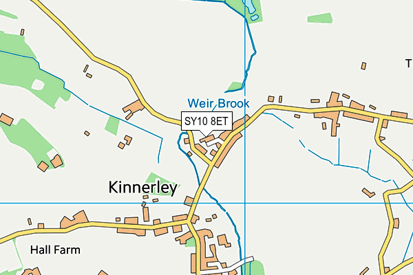 SY10 8ET map - OS VectorMap District (Ordnance Survey) SY10 8ET map - OS VectorMap District (Ordnance Survey)