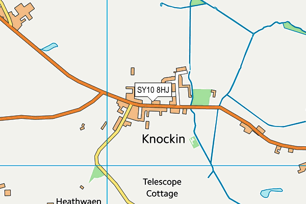 SY10 8HJ map - OS VectorMap District (Ordnance Survey) SY10 8HJ map - OS VectorMap District (Ordnance Survey)
