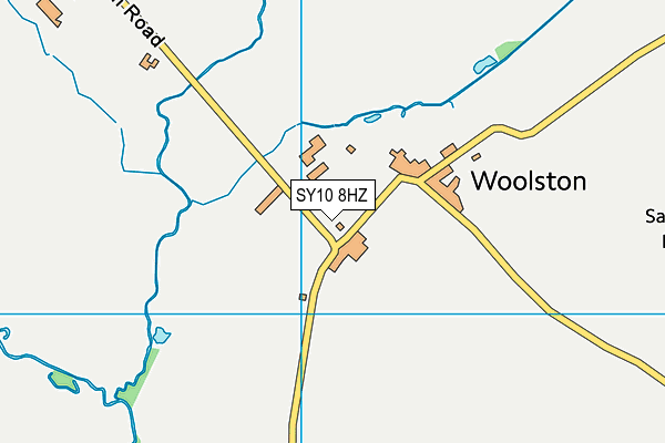 SY10 8HZ map - OS VectorMap District (Ordnance Survey) SY10 8HZ map - OS VectorMap District (Ordnance Survey)