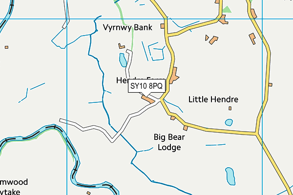 SY10 8PQ map - OS VectorMap District (Ordnance Survey) SY10 8PQ map - OS VectorMap District (Ordnance Survey)