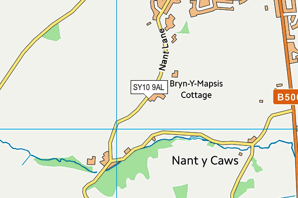 SY10 9AL map - OS VectorMap District (Ordnance Survey) SY10 9AL map - OS VectorMap District (Ordnance Survey)