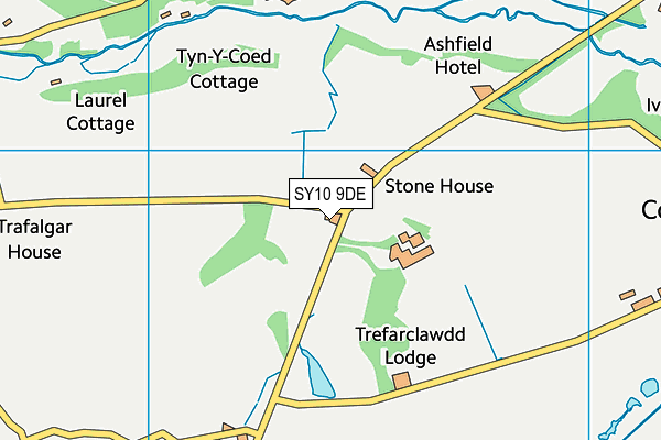 SY10 9DE map - OS VectorMap District (Ordnance Survey) SY10 9DE map - OS VectorMap District (Ordnance Survey)