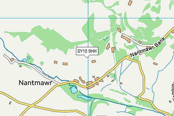 SY10 9HH map - OS VectorMap District (Ordnance Survey) SY10 9HH map - OS VectorMap District (Ordnance Survey)