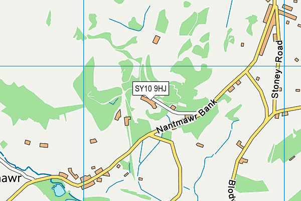 SY10 9HJ map - OS VectorMap District (Ordnance Survey) SY10 9HJ map - OS VectorMap District (Ordnance Survey)