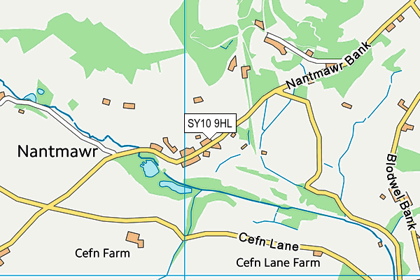 SY10 9HL map - OS VectorMap District (Ordnance Survey) SY10 9HL map - OS VectorMap District (Ordnance Survey)