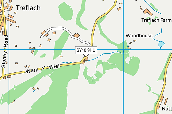 SY10 9HU map - OS VectorMap District (Ordnance Survey) SY10 9HU map - OS VectorMap District (Ordnance Survey)