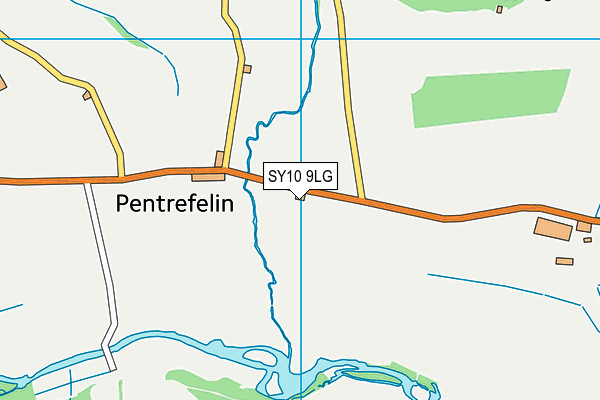 SY10 9LG map - OS VectorMap District (Ordnance Survey) SY10 9LG map - OS VectorMap District (Ordnance Survey)