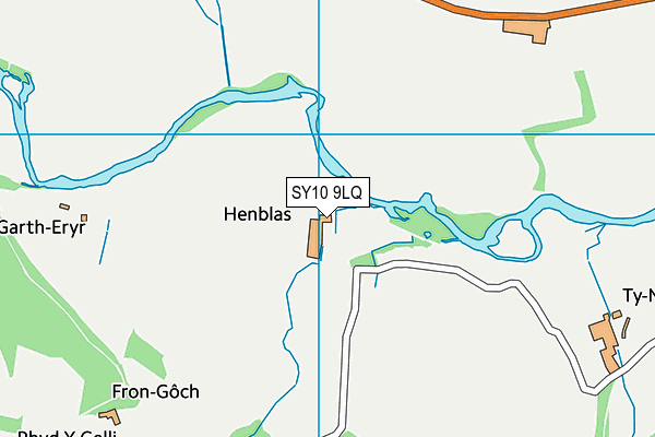 SY10 9LQ map - OS VectorMap District (Ordnance Survey) SY10 9LQ map - OS VectorMap District (Ordnance Survey)
