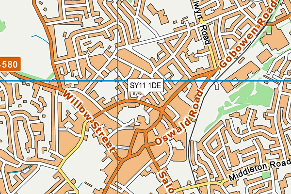 SY11 1DE map - OS VectorMap District (Ordnance Survey) SY11 1DE map - OS VectorMap District (Ordnance Survey)