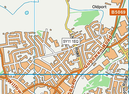 SY11 1EQ map - OS VectorMap District (Ordnance Survey) SY11 1EQ map - OS VectorMap District (Ordnance Survey)
