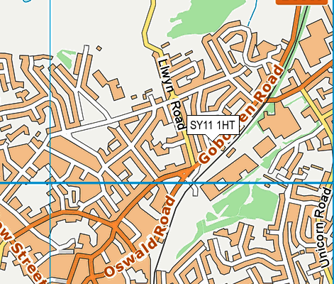 SY11 1HT map - OS VectorMap District (Ordnance Survey) SY11 1HT map - OS VectorMap District (Ordnance Survey)