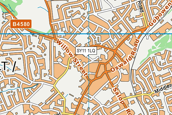 SY11 1LQ map - OS VectorMap District (Ordnance Survey) SY11 1LQ map - OS VectorMap District (Ordnance Survey)
