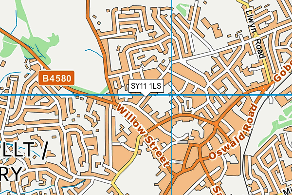 SY11 1LS map - OS VectorMap District (Ordnance Survey) SY11 1LS map - OS VectorMap District (Ordnance Survey)