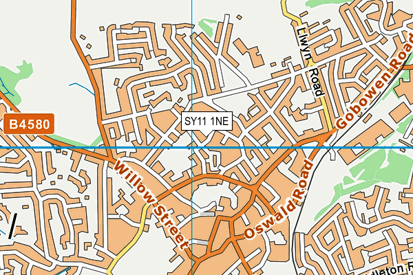 SY11 1NE map - OS VectorMap District (Ordnance Survey) SY11 1NE map - OS VectorMap District (Ordnance Survey)