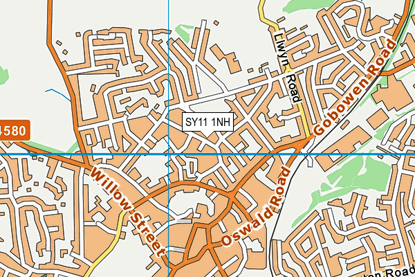 SY11 1NH map - OS VectorMap District (Ordnance Survey) SY11 1NH map - OS VectorMap District (Ordnance Survey)