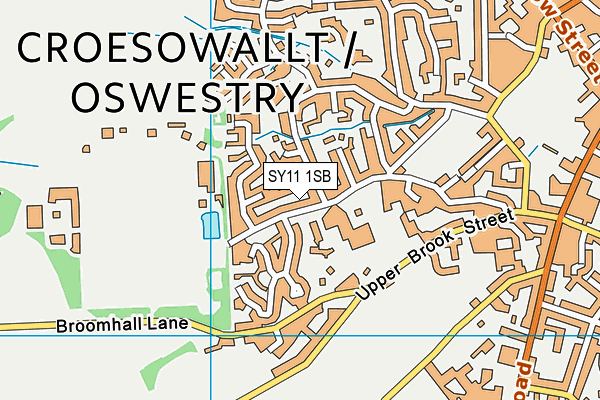 SY11 1SB map - OS VectorMap District (Ordnance Survey) SY11 1SB map - OS VectorMap District (Ordnance Survey)
